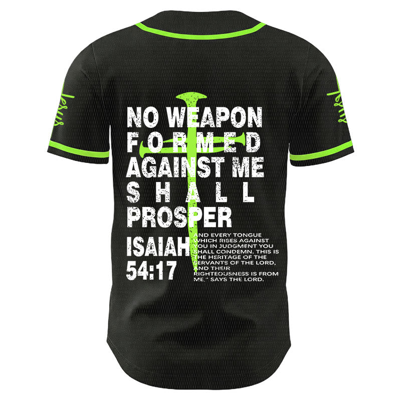 Christianartworkshop Kein gegen mich geschmiedetes Gewehr soll Erfolg haben (Baseballtrikot) - image 19