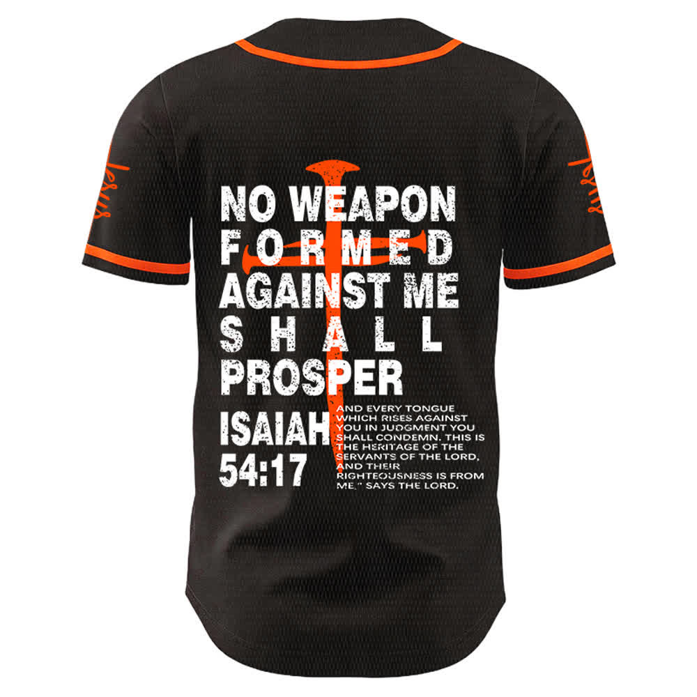 Christianartworkshop Kein gegen mich geschmiedetes Gewehr soll Erfolg haben (Baseballtrikot) - image 10