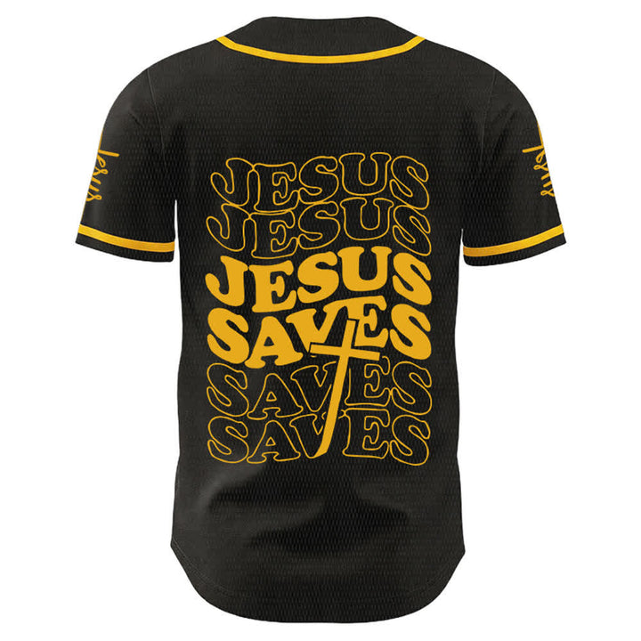 Christianartworkshop Jesus rettet Glaubensbekenntnis Unisex-Baseballtrikot - image 10