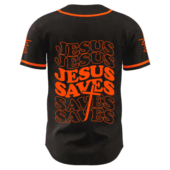 Christianartworkshop Jesus rettet Glaubensbekenntnis Unisex-Baseballtrikot - image 13