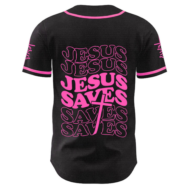Christianartworkshop Jesus rettet Glaubensbekenntnis Unisex-Baseballtrikot - image 16