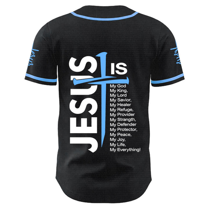 Christianartworkshop Jesus ist mein Alles Glaube Unisex Baseballtrikot - image 1