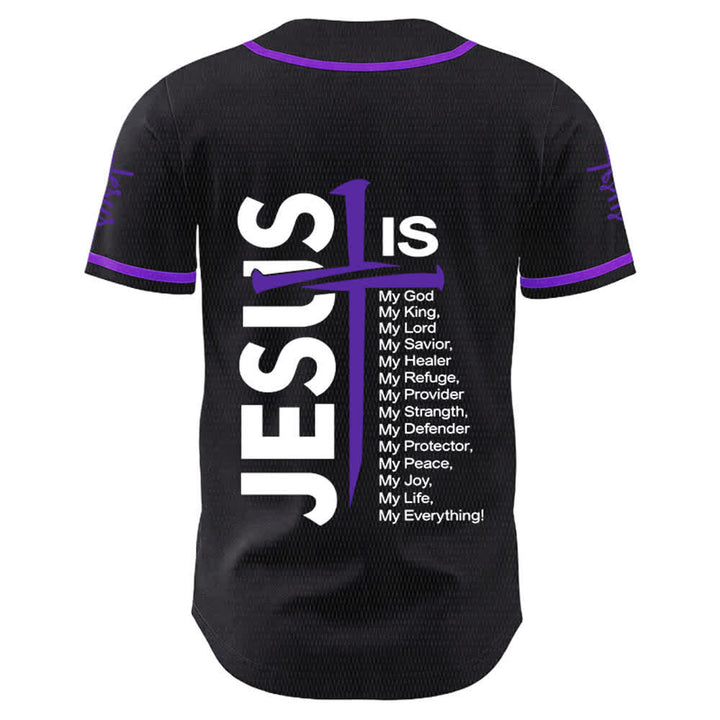 Christianartworkshop Jesus ist mein Alles Glaube Unisex Baseballtrikot - image 22