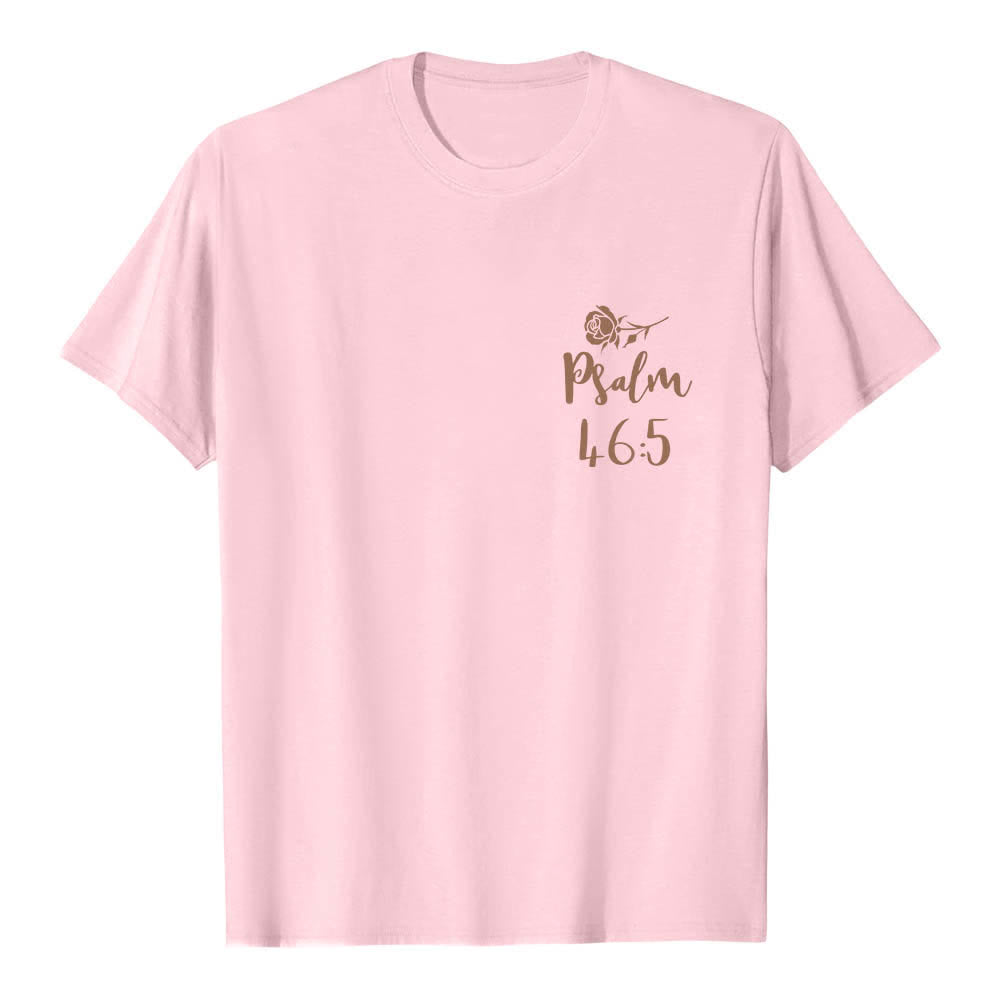 Christianartworkshop Klassisches T-Shirt mit doppelseitigem Aufdruck „Gott ist in ihr“ (Psalm 46,5) - image 14