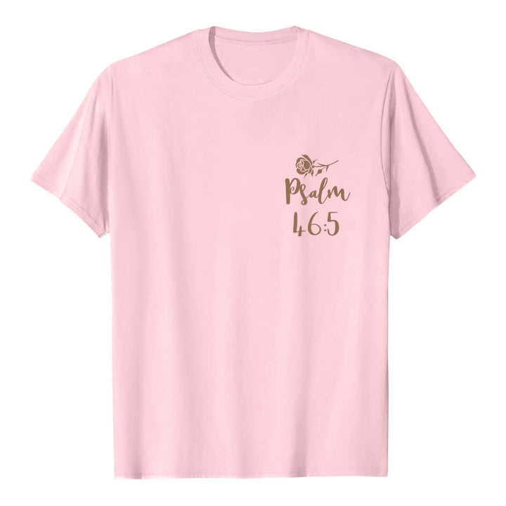 Christianartworkshop Klassisches T-Shirt mit doppelseitigem Aufdruck „Gott ist in ihr“ (Psalm 46,5) - image 14