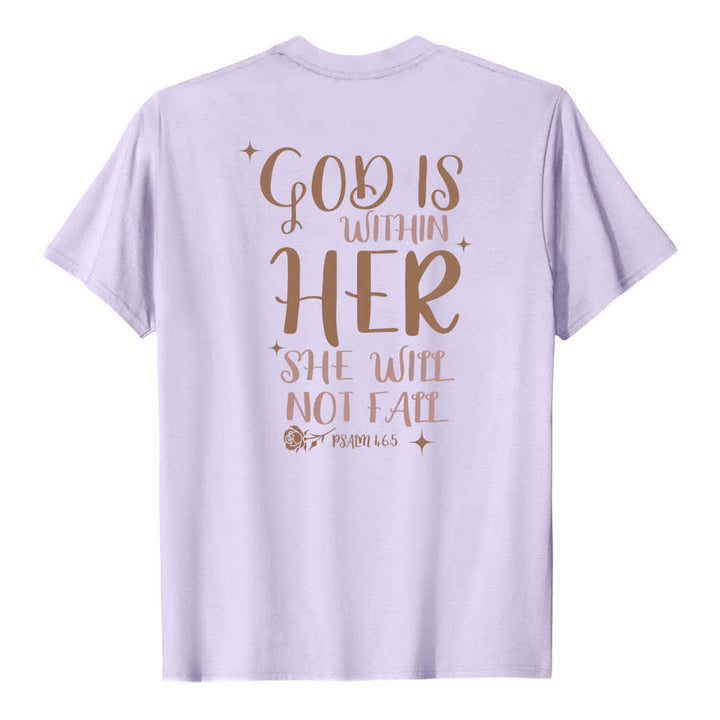 Christianartworkshop Klassisches T-Shirt mit doppelseitigem Aufdruck „Gott ist in ihr“ (Psalm 46,5) - image 7
