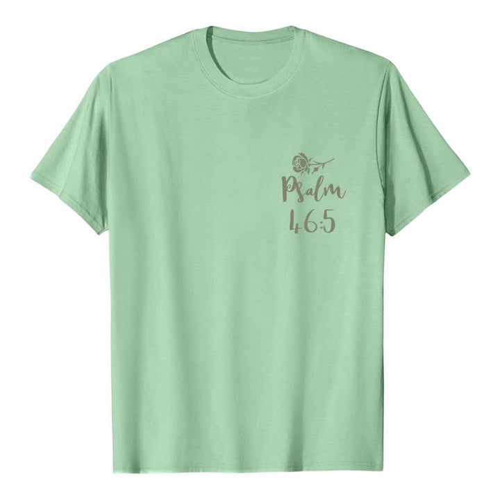 Christianartworkshop Klassisches T-Shirt mit doppelseitigem Aufdruck „Gott ist in ihr“ (Psalm 46,5) - image 11