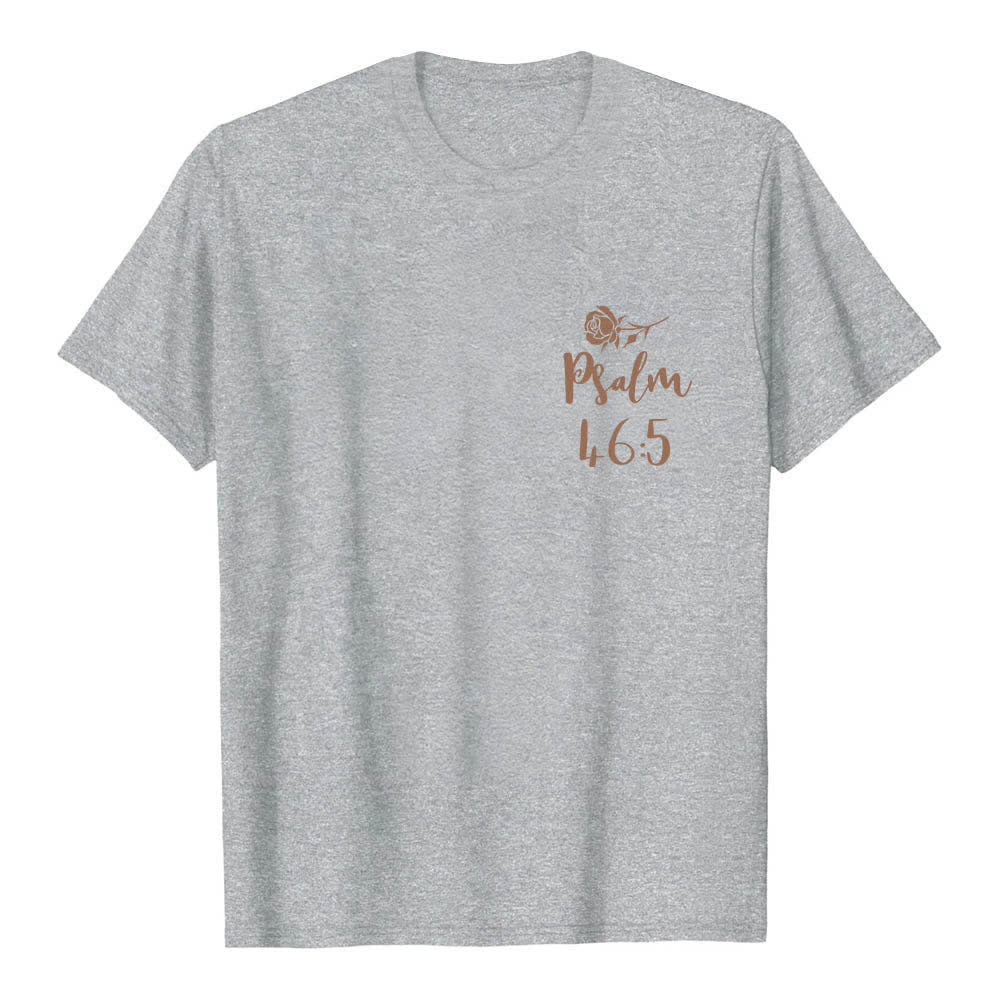 Christianartworkshop Klassisches T-Shirt mit doppelseitigem Aufdruck „Gott ist in ihr“ (Psalm 46,5) - image 23