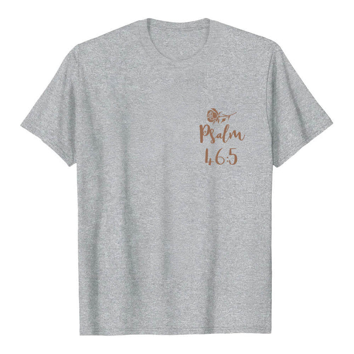 Christianartworkshop Klassisches T-Shirt mit doppelseitigem Aufdruck „Gott ist in ihr“ (Psalm 46,5) - image 23