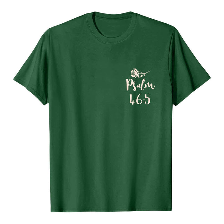 Christianartworkshop Klassisches T-Shirt mit doppelseitigem Aufdruck „Gott ist in ihr“ (Psalm 46,5) - image 26