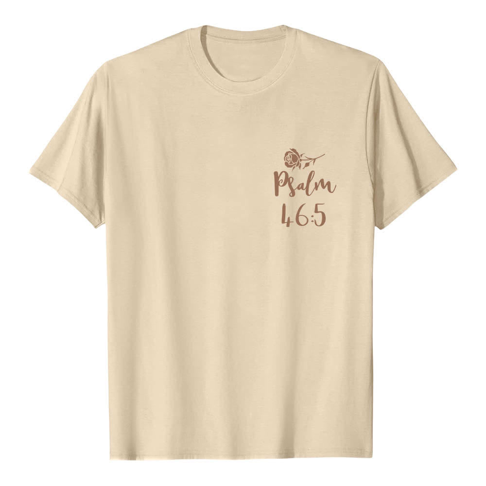 Christianartworkshop Klassisches T-Shirt mit doppelseitigem Aufdruck „Gott ist in ihr“ (Psalm 46,5) - image 20