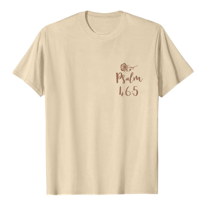 Christianartworkshop Klassisches T-Shirt mit doppelseitigem Aufdruck „Gott ist in ihr“ (Psalm 46,5) - image 20