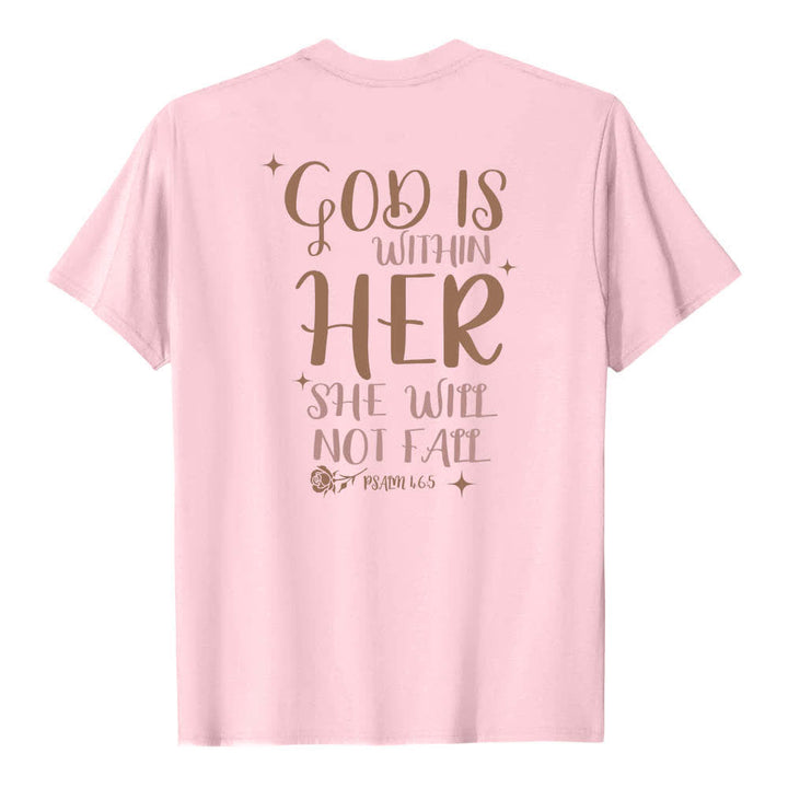 Christianartworkshop Klassisches T-Shirt mit doppelseitigem Aufdruck „Gott ist in ihr“ (Psalm 46,5) - image 13