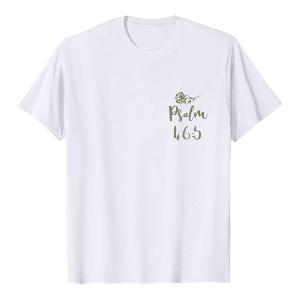 Christianartworkshop Klassisches T-Shirt mit doppelseitigem Aufdruck „Gott ist in ihr“ (Psalm 46,5) - image 17