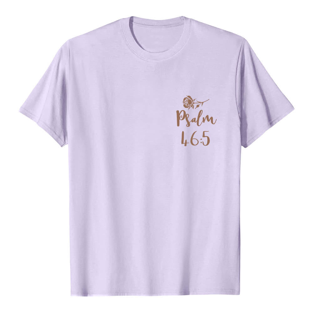 Christianartworkshop Klassisches T-Shirt mit doppelseitigem Aufdruck „Gott ist in ihr“ (Psalm 46,5) - image 8