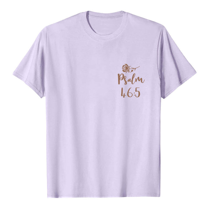 Christianartworkshop Klassisches T-Shirt mit doppelseitigem Aufdruck „Gott ist in ihr“ (Psalm 46,5) - image 8