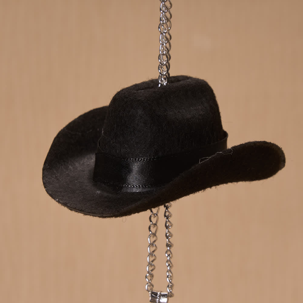 Christianartworkshop Cowboyhut-Kompass-Anhänger aus Holz mit Kreuzmotiv: Zeitloses Symbol beständiger himmlischer Führung - image 3