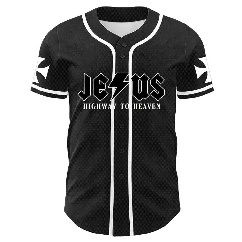 Christianartworkshop Jesus Highway To Heaven Lion Of Judah Unisex Baseballtrikot - image 5