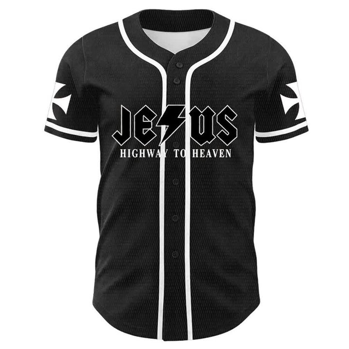 Christianartworkshop Jesus Highway To Heaven Lion Of Judah Unisex Baseballtrikot - image 5