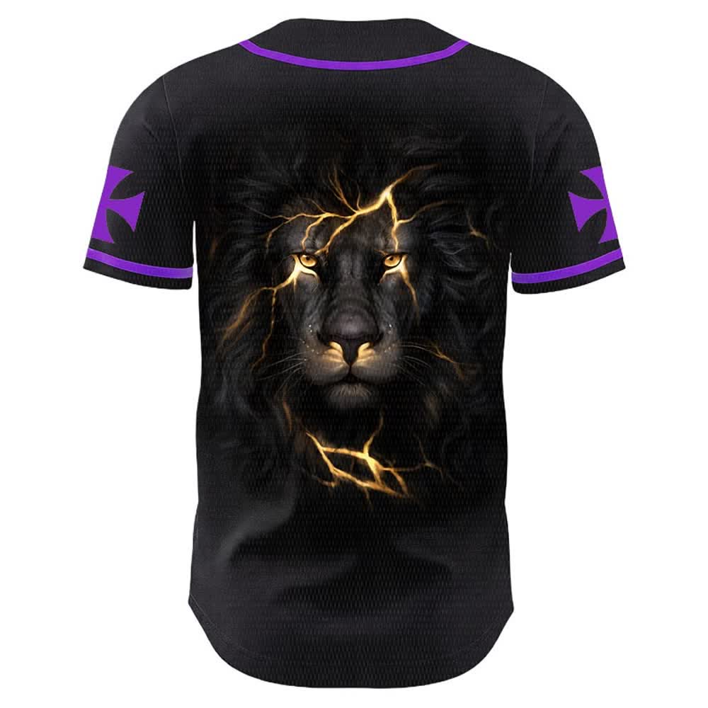 Christianartworkshop Jesus Highway To Heaven Lion Of Judah Unisex Baseballtrikot - image 19