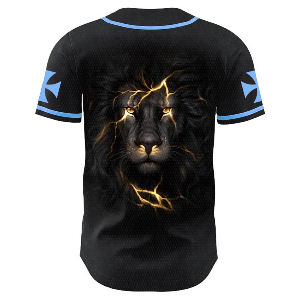 Christianartworkshop Jesus Highway To Heaven Lion Of Judah Unisex Baseballtrikot - image 13