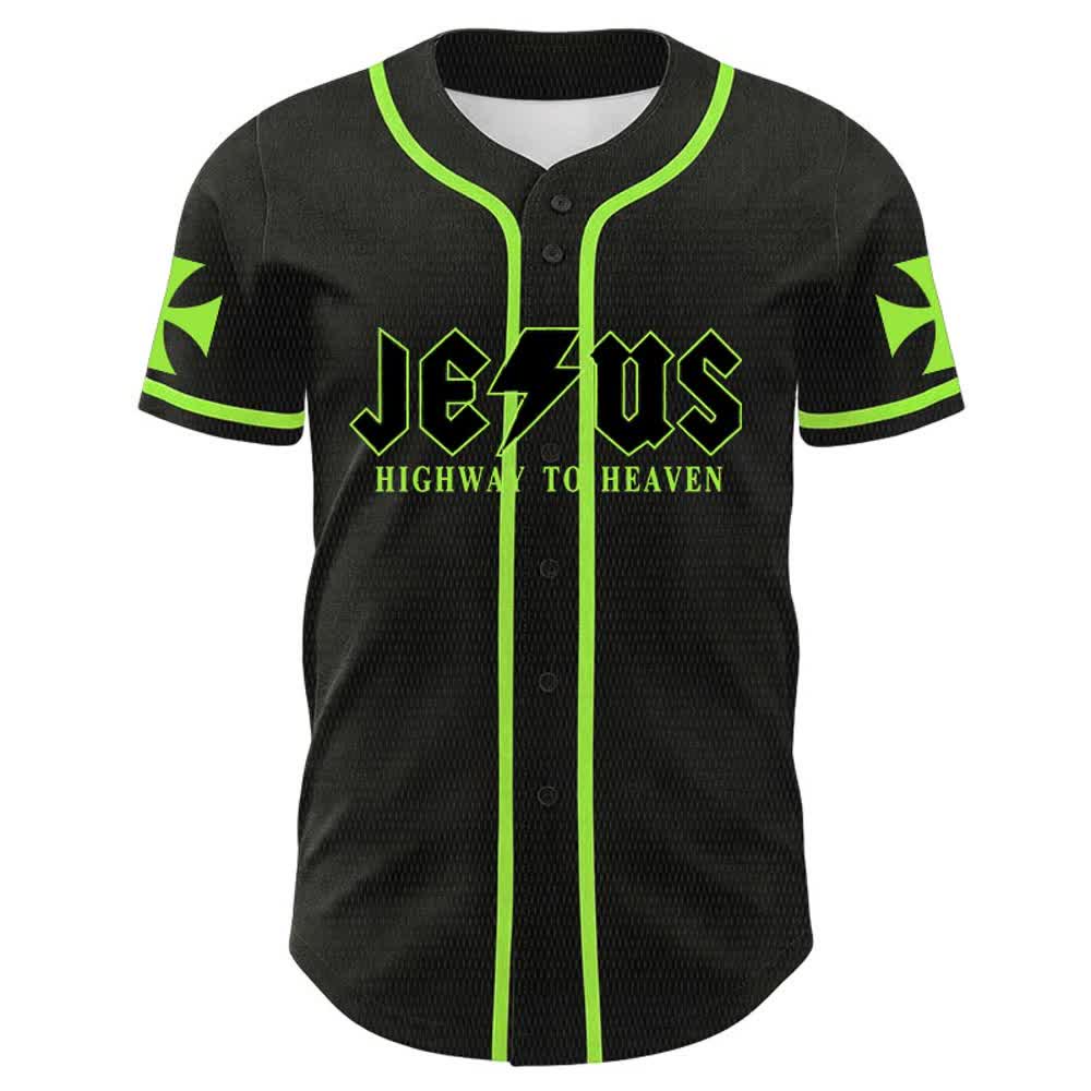 Christianartworkshop Jesus Highway To Heaven Lion Of Judah Unisex Baseballtrikot - image 17