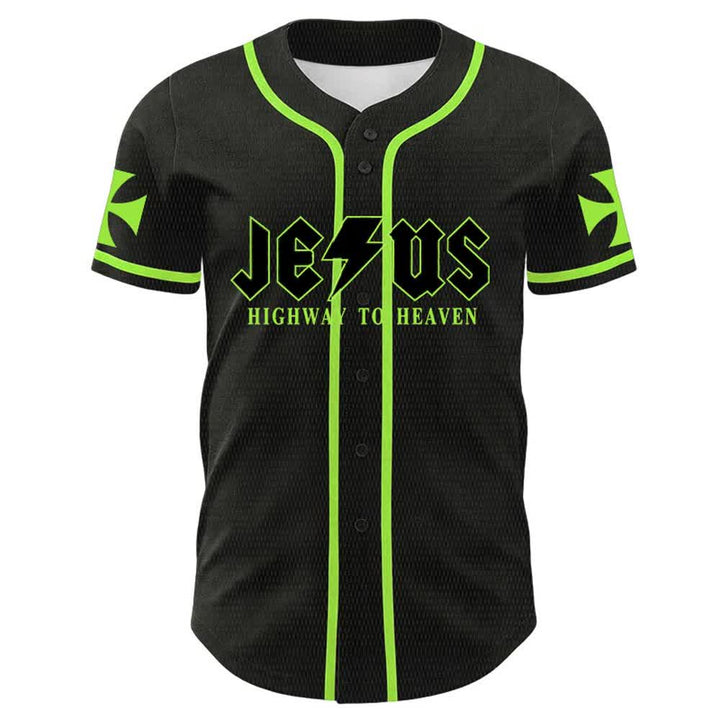 Christianartworkshop Jesus Highway To Heaven Lion Of Judah Unisex Baseballtrikot - image 17