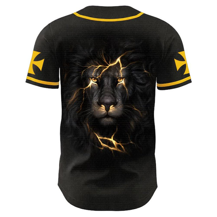 Christianartworkshop Jesus Highway To Heaven Lion Of Judah Unisex Baseballtrikot - image 1
