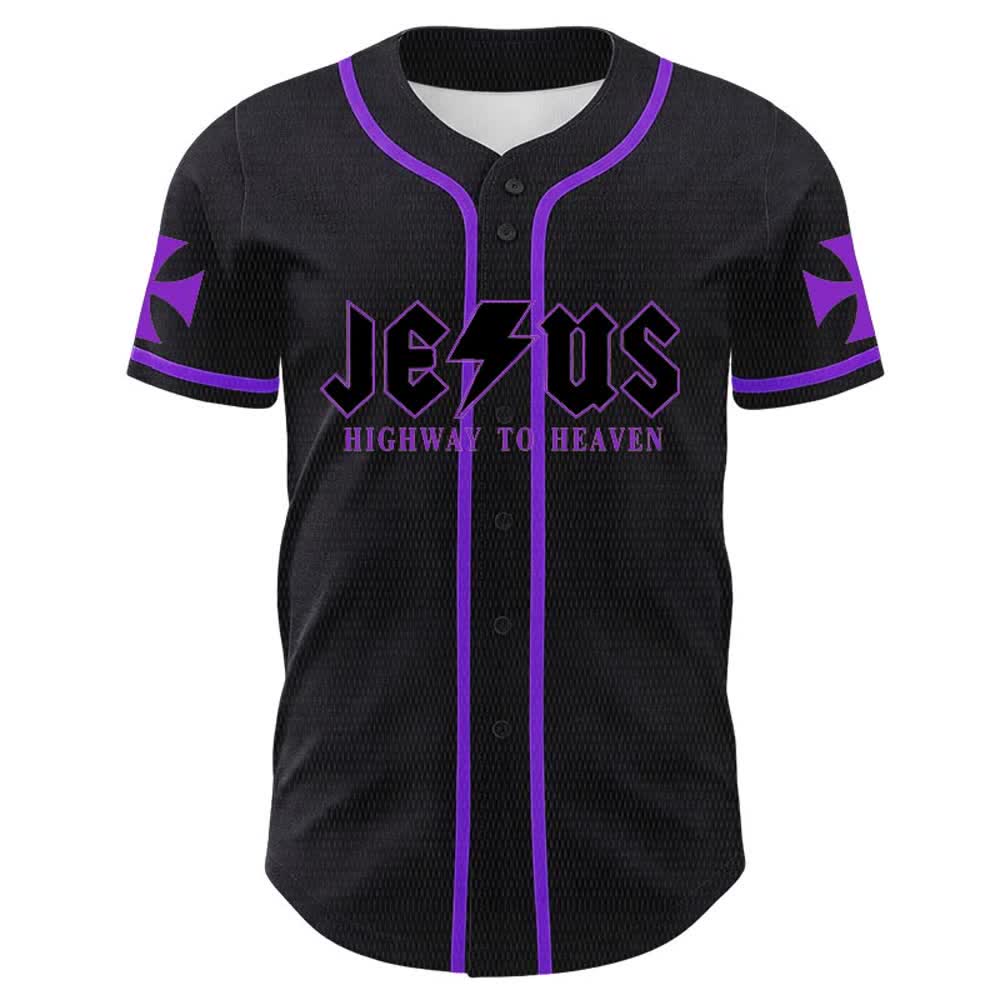 Christianartworkshop Jesus Highway To Heaven Lion Of Judah Unisex Baseballtrikot - image 20