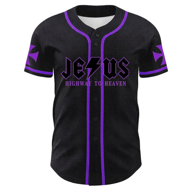 Christianartworkshop Jesus Highway To Heaven Lion Of Judah Unisex Baseballtrikot - image 20