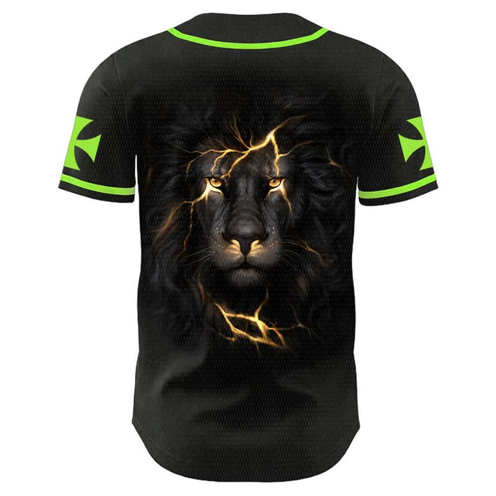 Christianartworkshop Jesus Highway To Heaven Lion Of Judah Unisex Baseballtrikot - image 16
