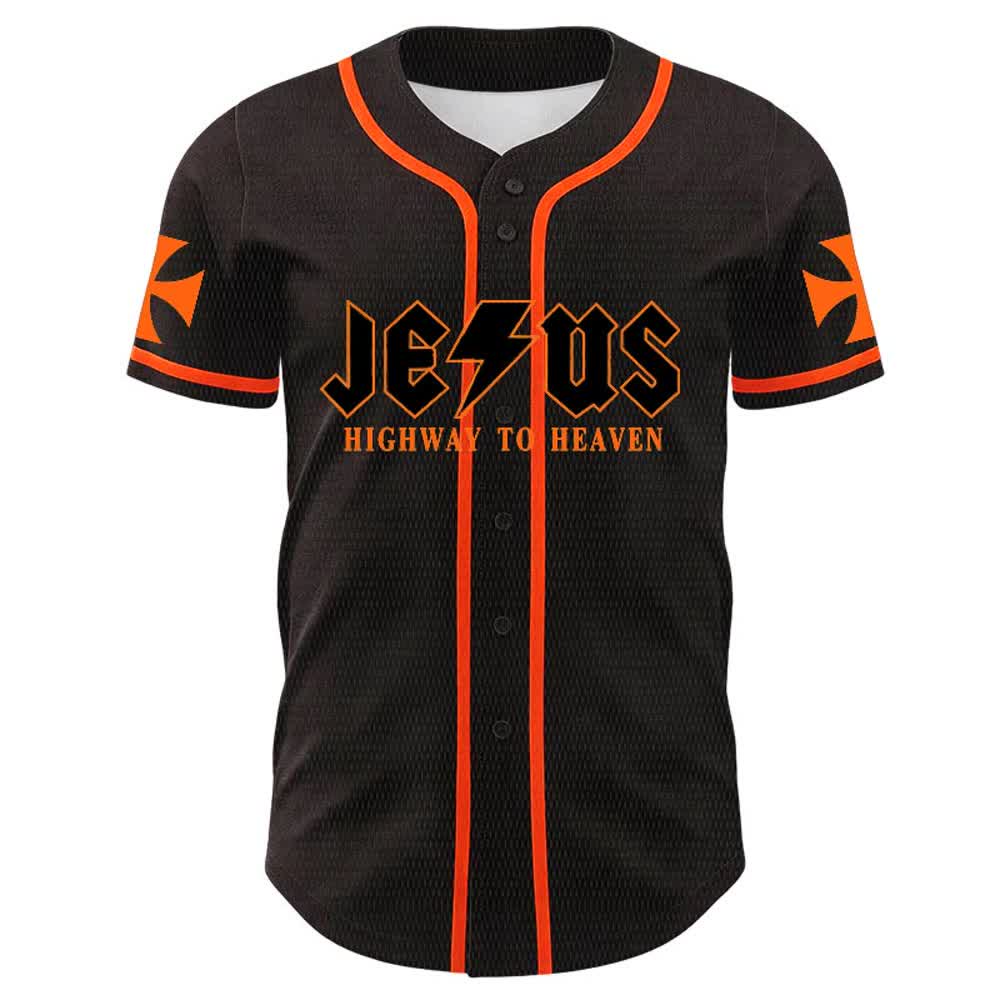 Christianartworkshop Jesus Highway To Heaven Lion Of Judah Unisex Baseballtrikot - image 11