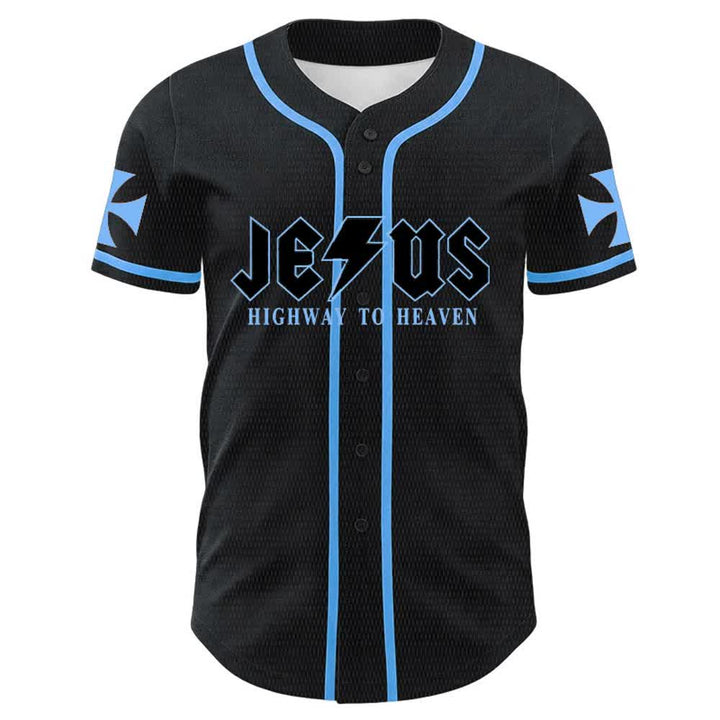 Christianartworkshop Jesus Highway To Heaven Lion Of Judah Unisex Baseballtrikot - image 14