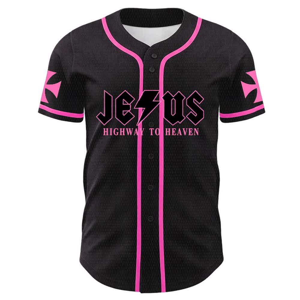 Christianartworkshop Jesus Highway To Heaven Lion Of Judah Unisex Baseballtrikot - image 23