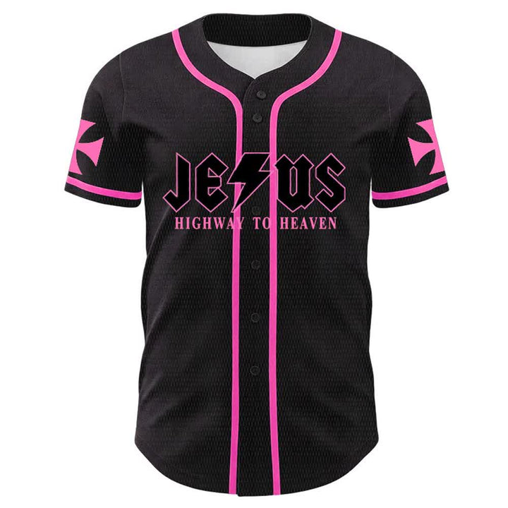 Christianartworkshop Jesus Highway To Heaven Lion Of Judah Unisex Baseballtrikot - image 23