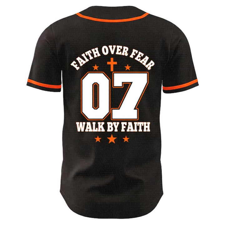 Christianartworkshop Glaube statt Angst – Geh an der Angst vorbei – Nummer 07 Taubenkreuz Unisex-Baseballtrikot - image 11