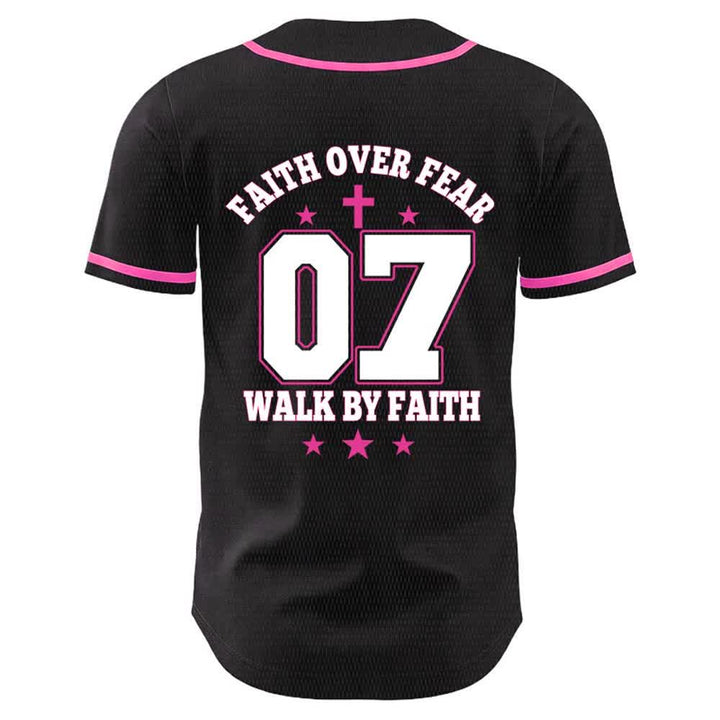 Christianartworkshop Glaube statt Angst – Geh an der Angst vorbei – Nummer 07 Taubenkreuz Unisex-Baseballtrikot - image 23