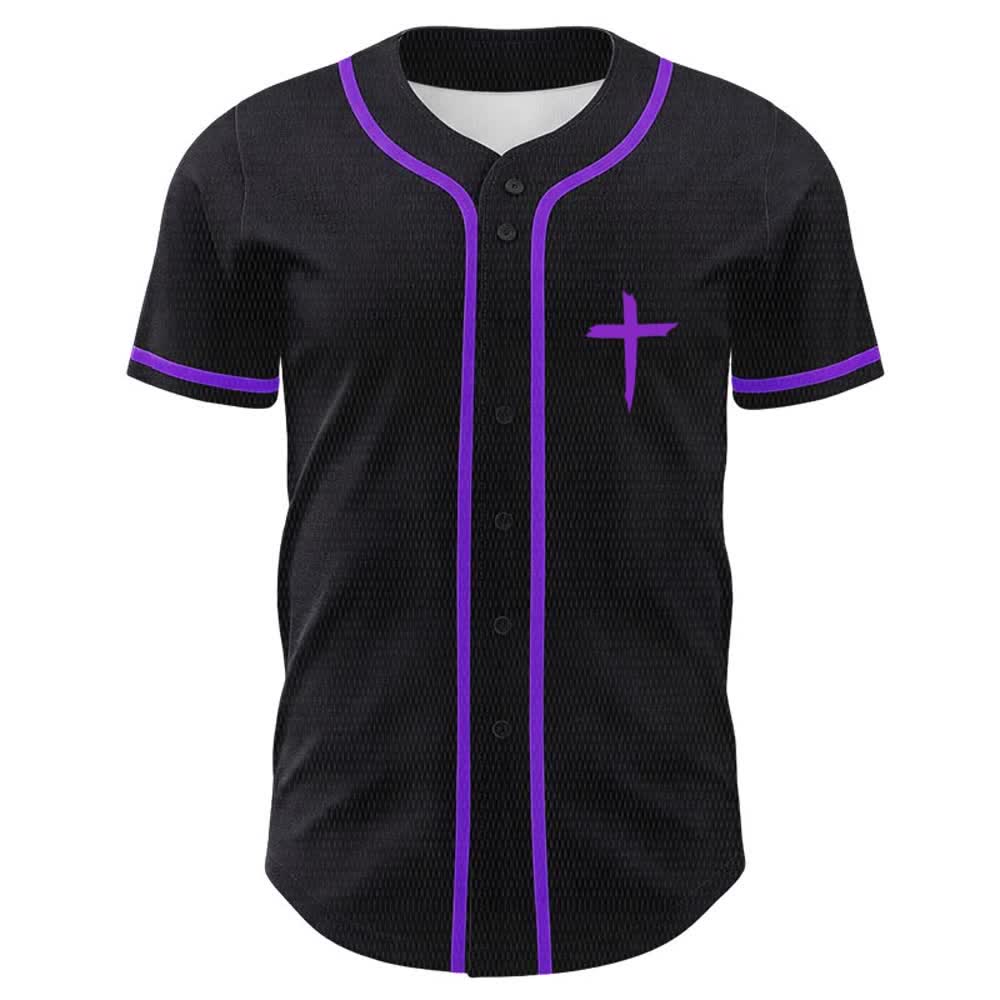 Christianartworkshop GOAT Gott über alles Einfaches Kreuz Unisex Baseballtrikot - image 20