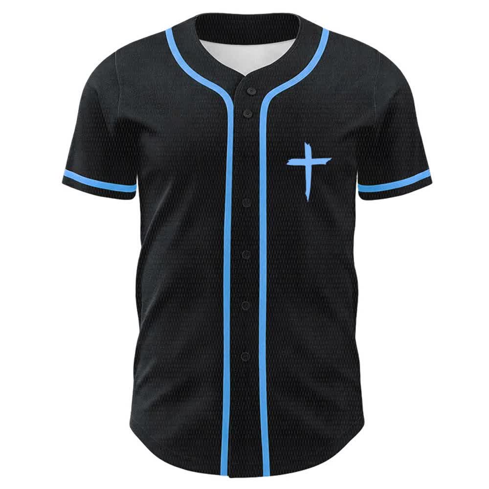 Christianartworkshop GOAT Gott über alles Einfaches Kreuz Unisex Baseballtrikot - image 14