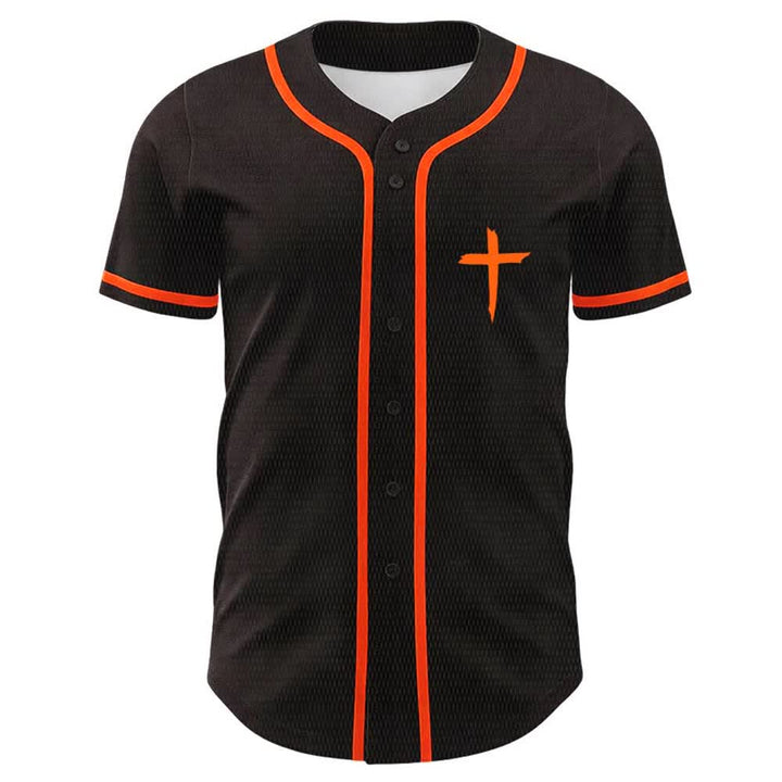 Christianartworkshop GOAT Gott über alles Einfaches Kreuz Unisex Baseballtrikot - image 11