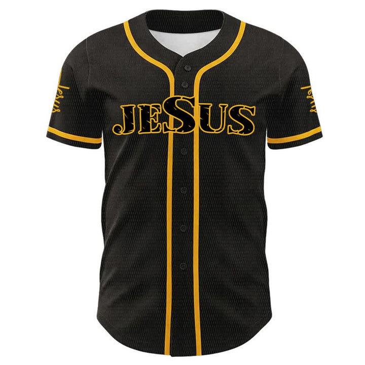 Christianartworkshop Jesus Spirit Rich Crown Of Thorns Portrait Unisex Baseball Jersey - image 5
