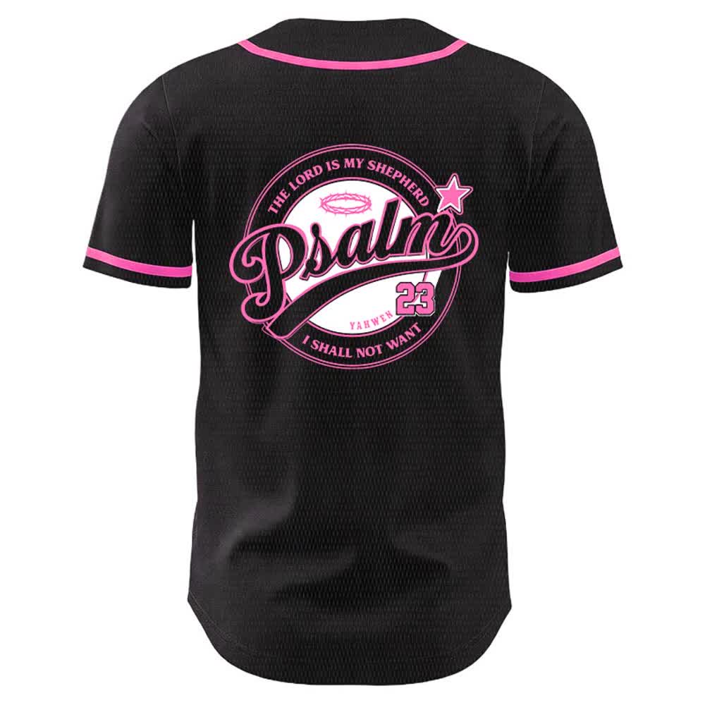 Christianartworkshop Psalm 23 Der Herr ist mein Hirte Unisex-Baseballtrikot - image 1