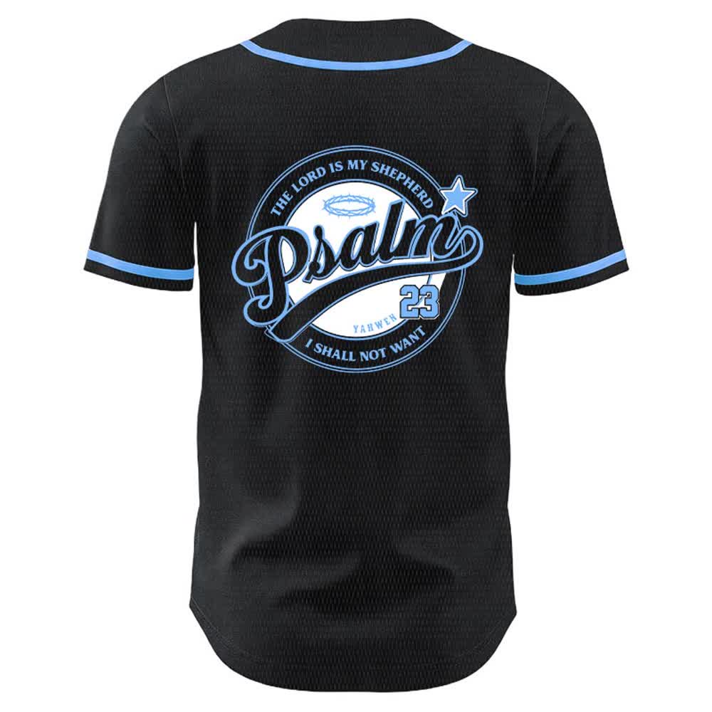 Christianartworkshop Psalm 23 Der Herr ist mein Hirte Unisex-Baseballtrikot - image 4