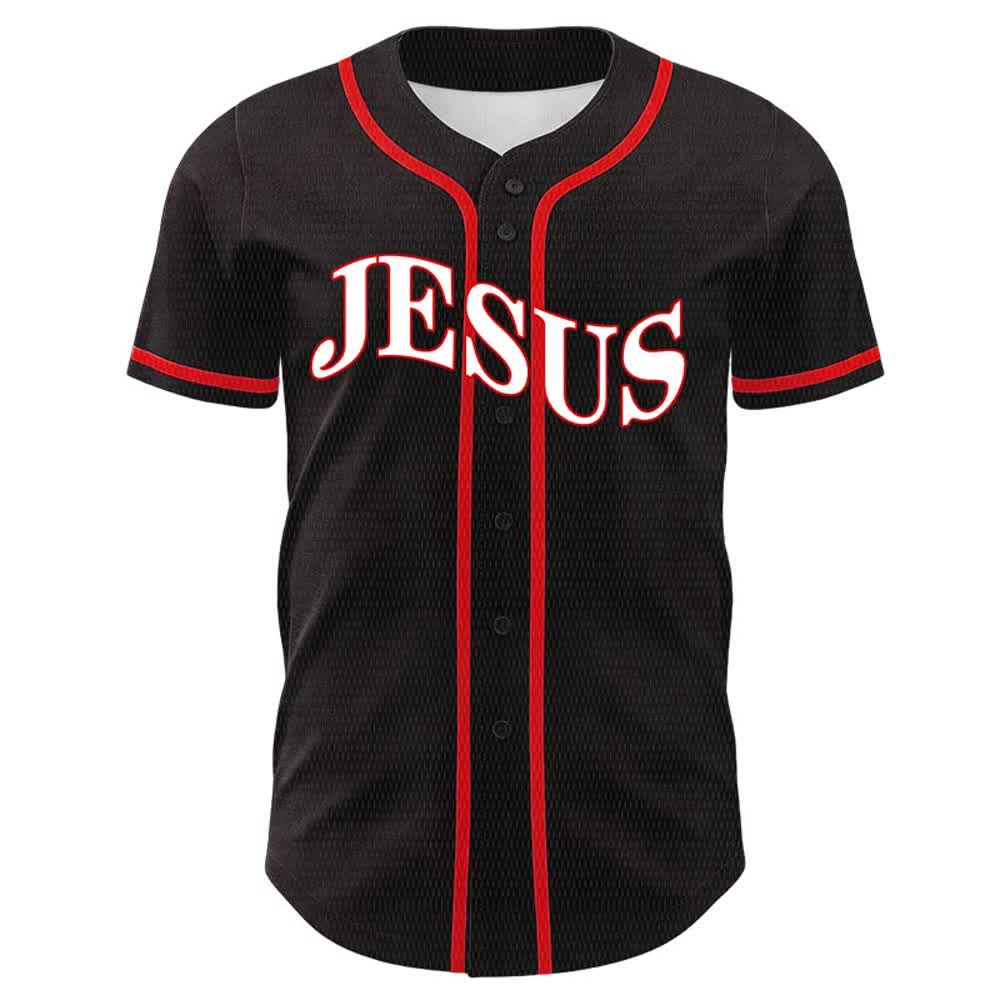 Christianartworkshop Jesus ist König – Johannes 3,16 – Unisex-Baseballtrikot - image 14