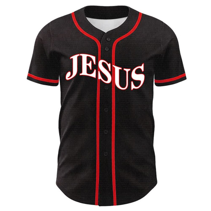 Christianartworkshop Jesus ist König – Johannes 3,16 – Unisex-Baseballtrikot - image 14