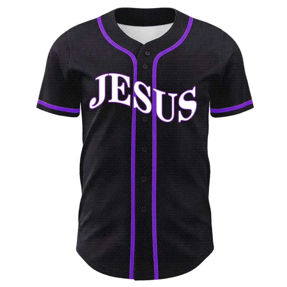 Christianartworkshop Jesus ist König – Johannes 3,16 – Unisex-Baseballtrikot - image 23