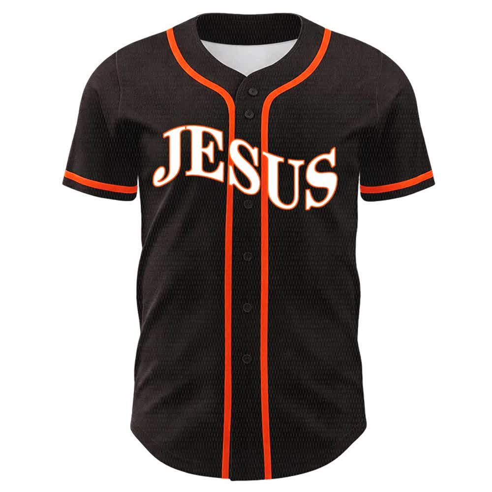 Christianartworkshop Jesus ist König – Johannes 3,16 – Unisex-Baseballtrikot - image 17