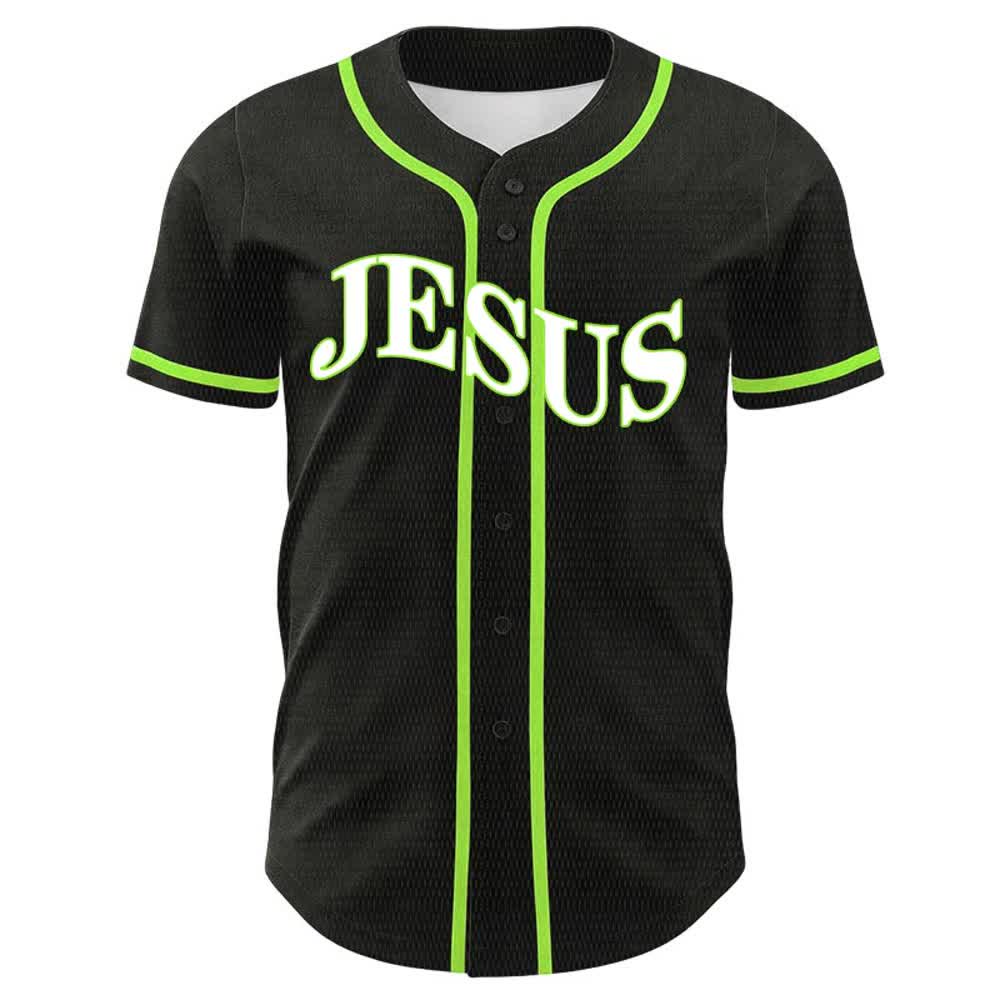 Christianartworkshop Jesus ist König – Johannes 3,16 – Unisex-Baseballtrikot - image 20