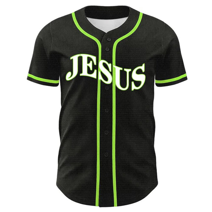 Christianartworkshop Jesus ist König – Johannes 3,16 – Unisex-Baseballtrikot - image 20
