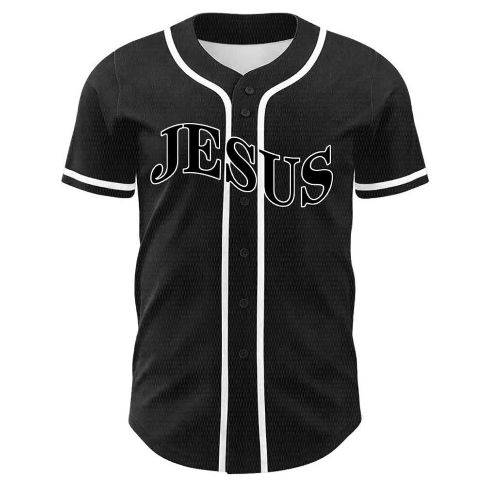 Christianartworkshop Jesus ist König – Johannes 3,16 – Unisex-Baseballtrikot - image 5